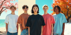 kaos oversize semua musim