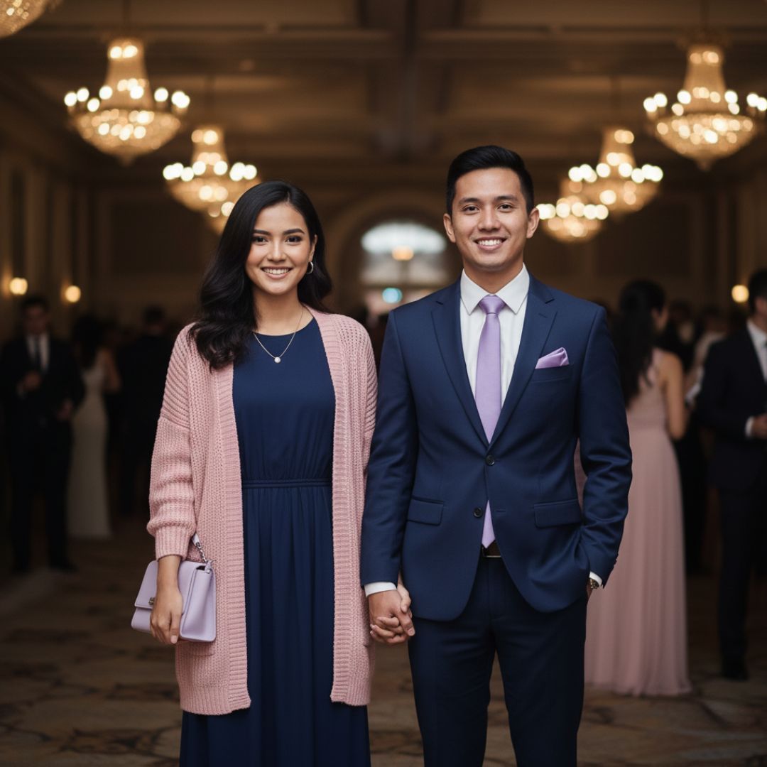 mix and match warna navy kekinian