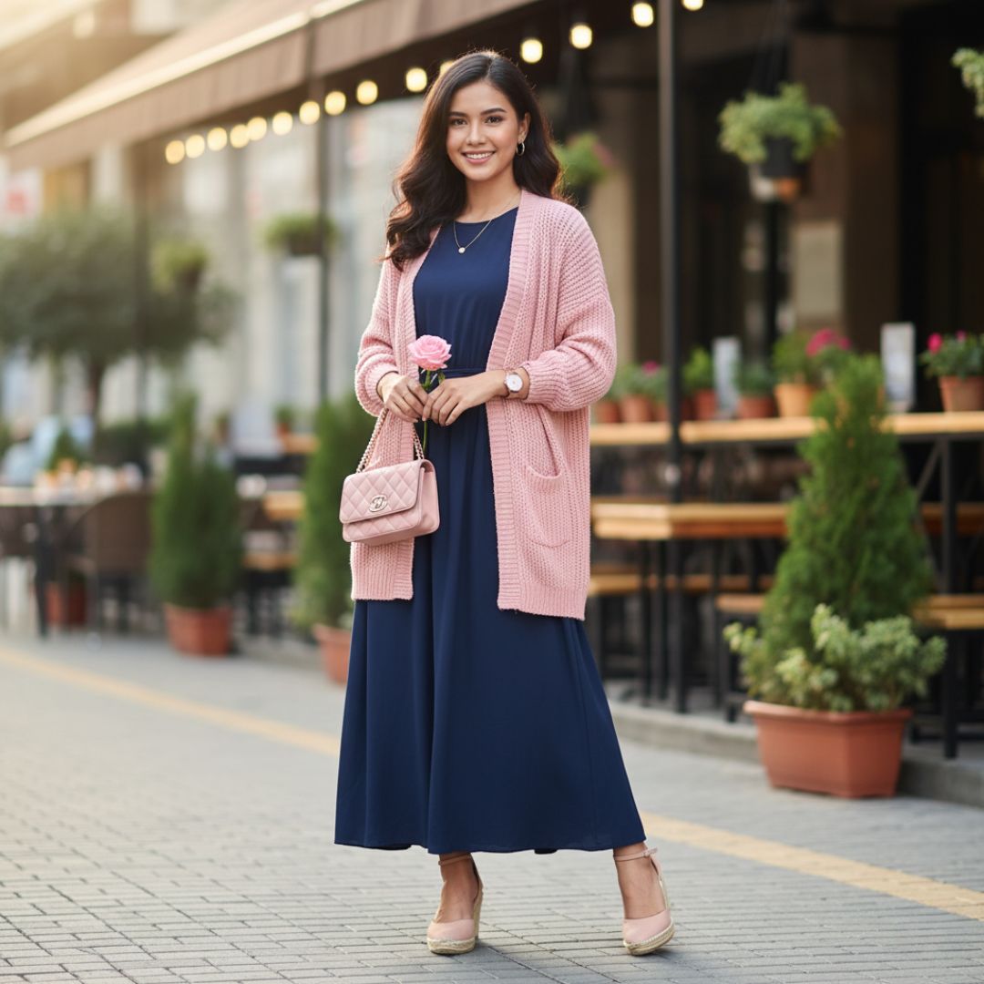 mix and match warna navy kekinian