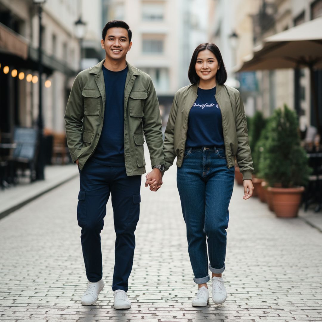 mix and match warna navy kekinian